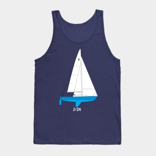 J/24 Sailboat Tank Top